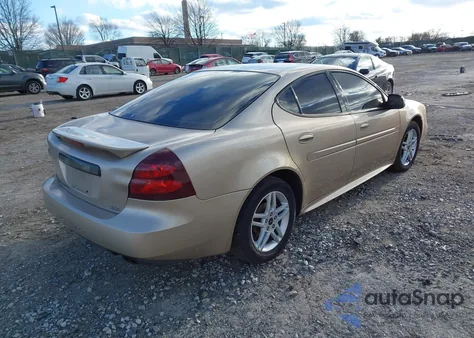 2005 Pontiac Grand Prix Gtp z USA, uszkodzony, nr VIN 2G2WR544851306552